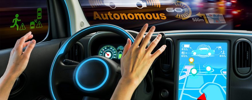 Image of autonomous car